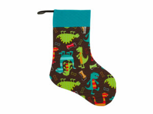 CHAUSSETTE dino turquoise