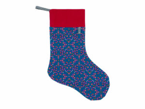 CHAUSSETTE fleurettes bleues