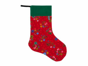 CHAUSSETTE fleurettes rouilles