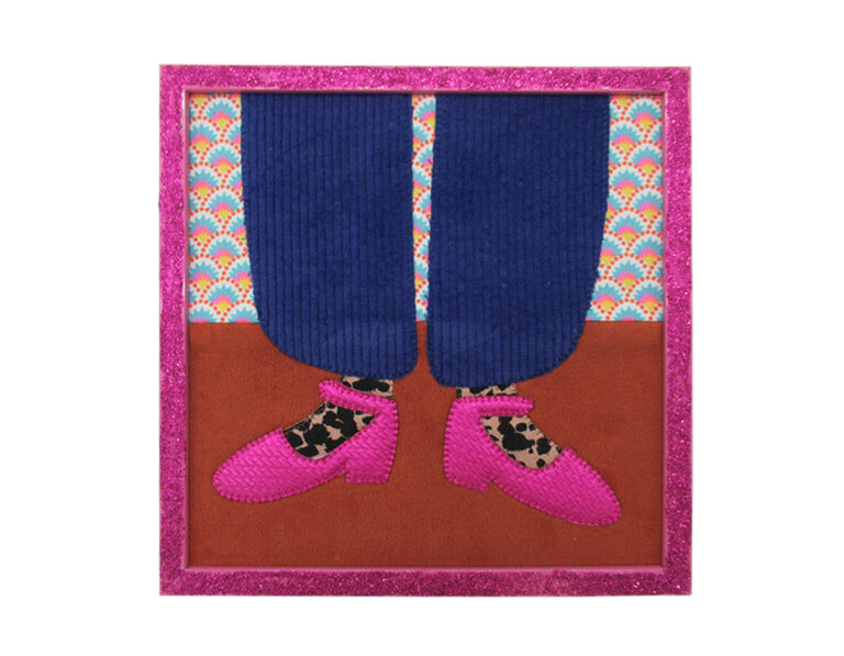 DEBOUT babies fuchsia paillettes