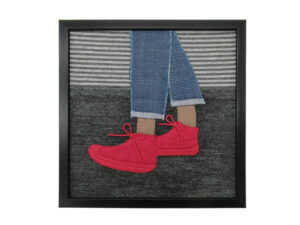 DEBOUT baskets rouges