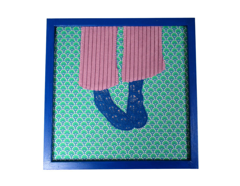 DEBOUT chaussettes bleues