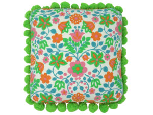 Coussin vintage vert