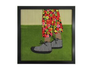 DEBOUT baskets noires et blanches