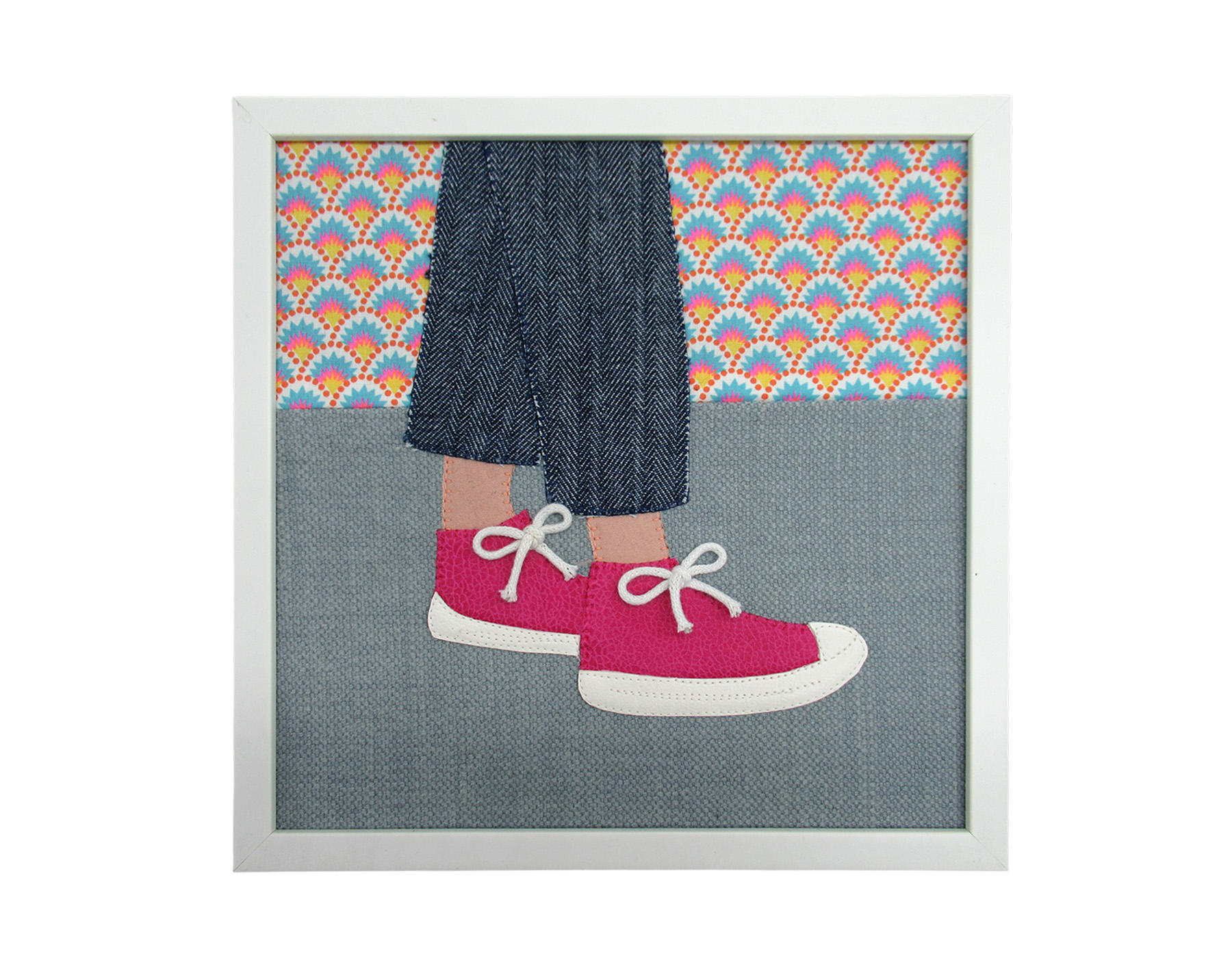 DEBOUT baskets roses