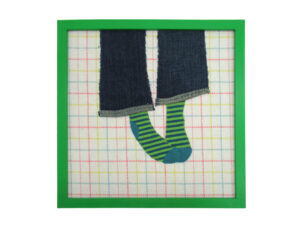 DEBOUT chaussettes vertes