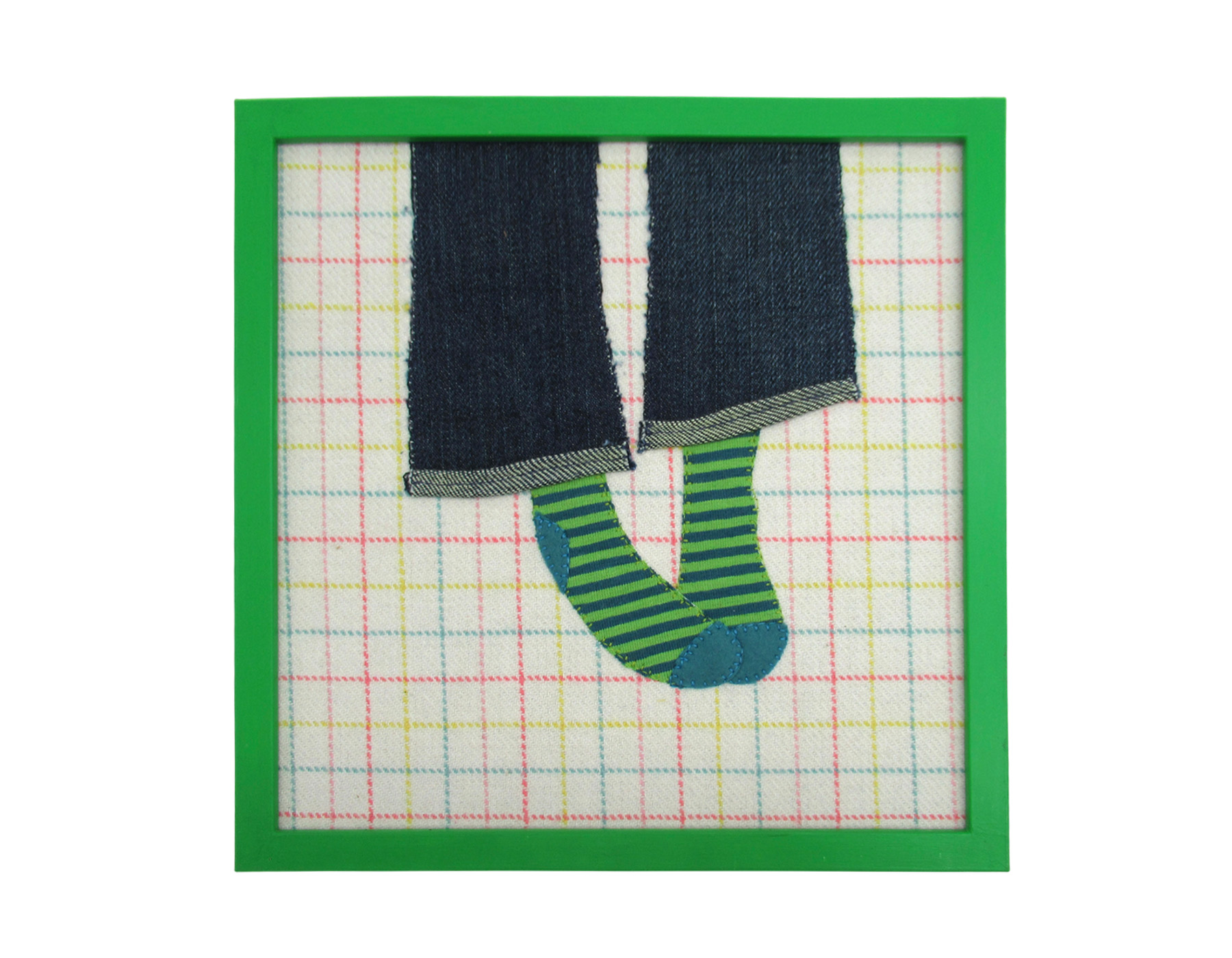 DEBOUT chaussettes vertes