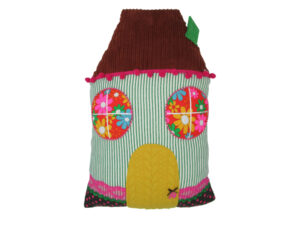 Coussin maison d'hiver